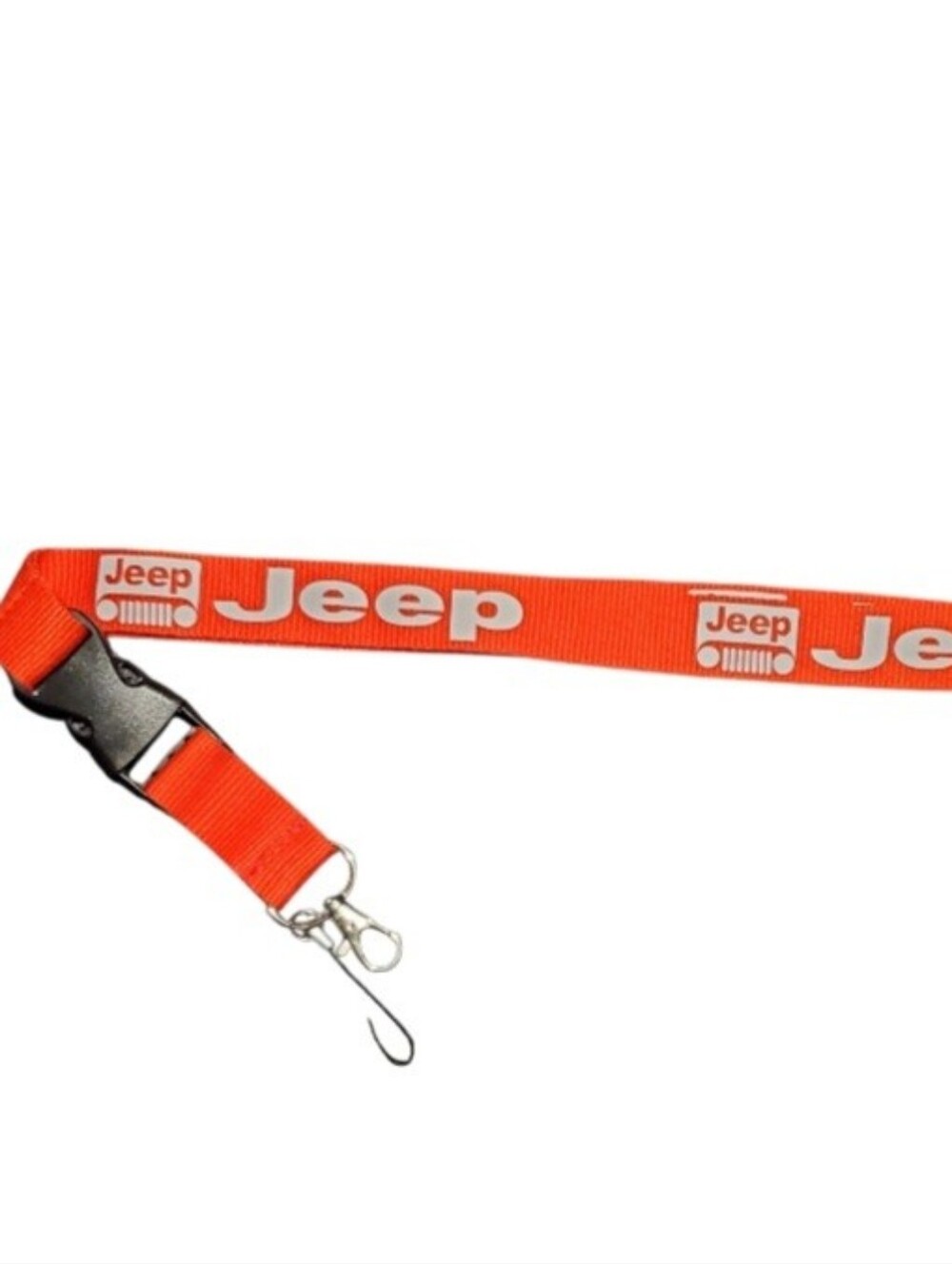 Jeep Neck Lanyard Keychain Red Detachable 20" Badge Car Clip